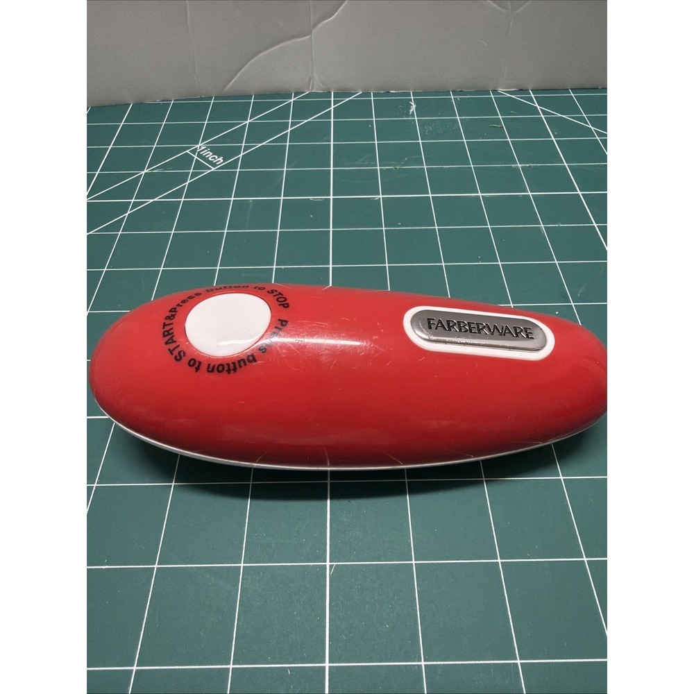 Farberware Hands-Free Battery-Operated Can Opener in‎ Red